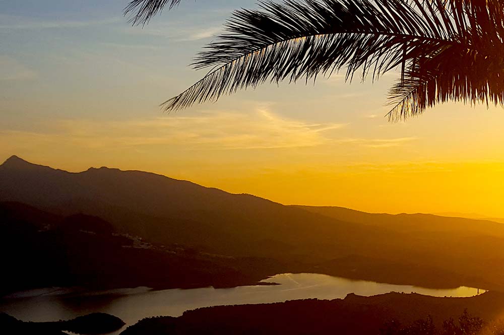 Lake Zahara, Andalucia by Sunset, Edible Bike Tours, Spain